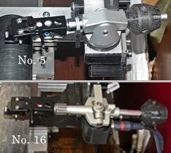 [Wilson Home no. 5 and no. 16 tonearms]